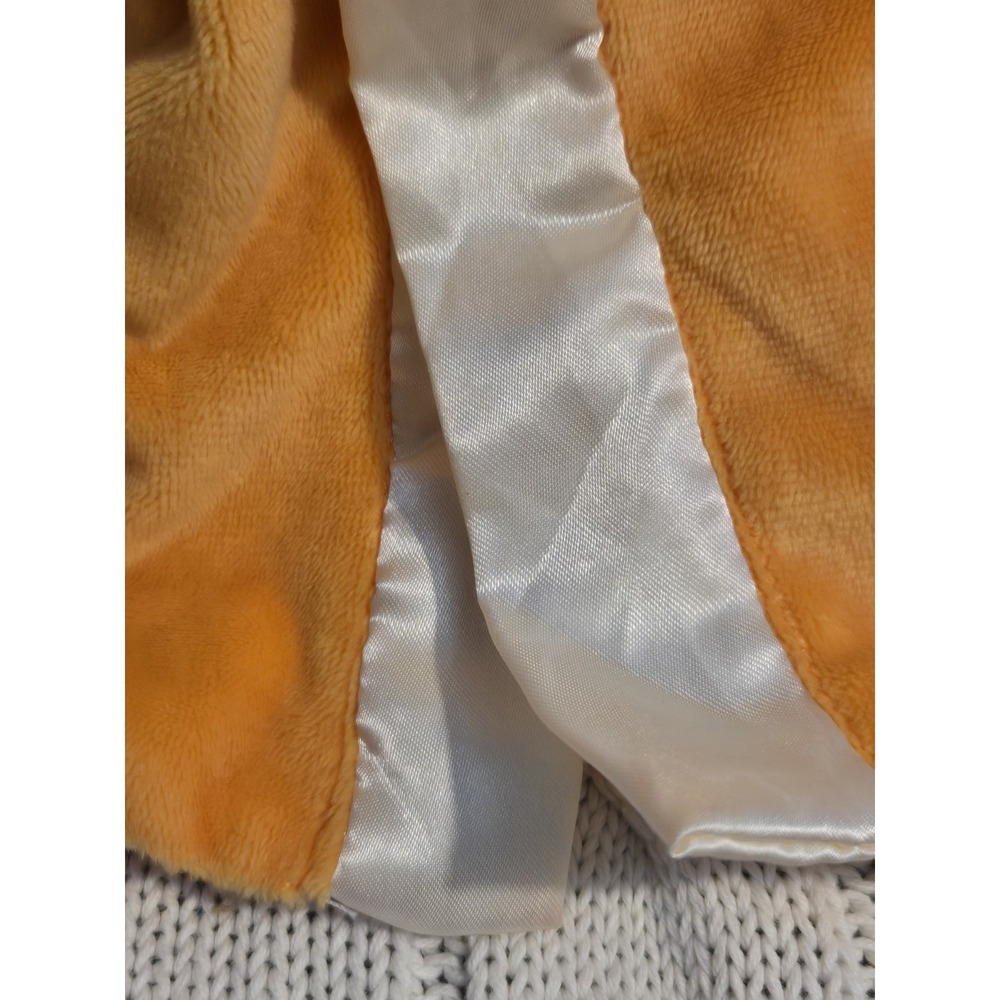 Vermont Teddy Bear Fox Buddy Blanket Lovey Security Blanket Orange Satin VTB - Picture 8 of 14